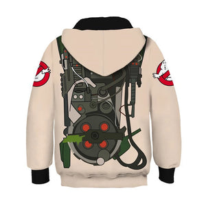 Ghost Uniform Cosplay Costumes Halloween Costume for Kids Hoodie Anime Figure Ghost Busters Sweater Carnival Suits Clothes Coat - www.sixcolors.us