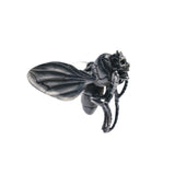 White Brass Bee Skull Nacklace Key Ring  EDC Bead DIY Personality Pendant Creative Man Keychain Outdoor Tool Accessories Stylish