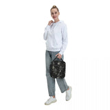 Crow Moon Insulated Lunch Bag for Camping Travel Halloween Spooky Witch Portable Thermal Cooler Bento Box Women Kids - www.sixcolors.us