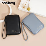 Unisex PU Leather Passport Holder Covers Case Travel Card Wallet Phone Box Money Coin Bag Wristlet Passport Cover for Women/Men