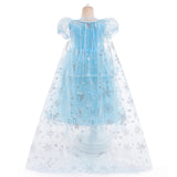 Frozen Elsa Princess Dresses Cosplay Girls The Dress Anime Cosplay  Puff Mesh Kids Clothing Halloween Role Playing Evening Dress - www.sixcolors.us