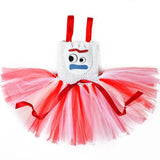 Toy Forky Inspired Tutu Dress for Girls Birthday Party Princess Dress Girls Halloween Cosplay Costume for Kids Fancy Dress Up - www.sixcolors.us