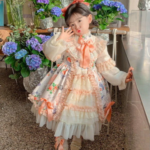 Vestidos Toddler Baby Girl Infant Princess Layer Lace Tutu Dress Wedding Kids Party Dress Children Birthday Prom Lolita Clothes