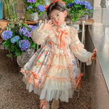 Vestidos Toddler Baby Girl Infant Princess Layer Lace Tutu Dress Wedding Kids Party Dress Children Birthday Prom Lolita Clothes