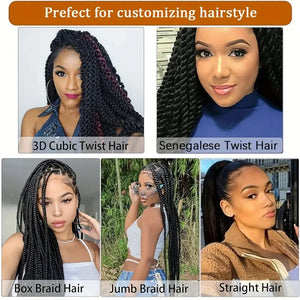 26inch long Yaki Straight Jumbo EZ Braiding Hair Extensions Synthetic Fiber Crochet Twist Braids DIY halloween cosplay women wig - www.sixcolors.us