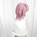 Anime Dandadan Momo Ayase Cosplay Wig Short Pink Wig for Women Heat Resistant Synthetic Hair Halloween Costume Role Play Wigs - www.sixcolors.us