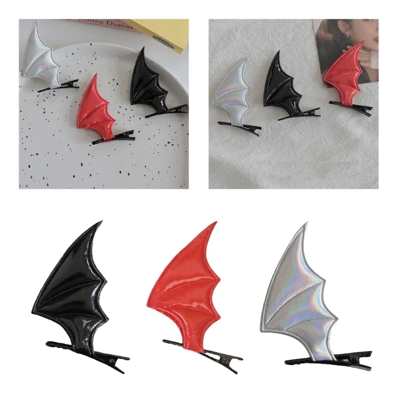 Halloween Bat Wing Kid Children Hairclip Multifunction Kids Hair Accessories for Kid Girl Costume Cosplay Supplies - www.sixcolors.us