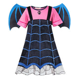 Girls Halloween Costume Ghost Nightmare Before Christmas Clothing Sally Cosplay Costume Children Carnival Party Princess Dress - www.sixcolors.us