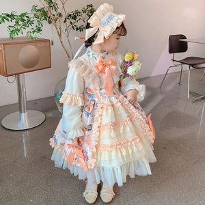 Vestidos Toddler Baby Girl Infant Princess Layer Lace Tutu Dress Wedding Kids Party Dress Children Birthday Prom Lolita Clothes