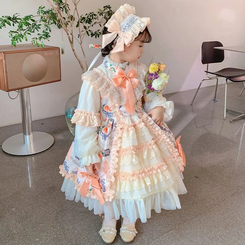 Vestidos Toddler Baby Girl Infant Princess Layer Lace Tutu Dress Wedding Kids Party Dress Children Birthday Prom Lolita Clothes