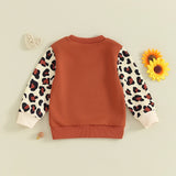 Girl Clothes 2-6 Years Liitle Kids Valentine s Day Outfits Long Sleeve Heart Print Sweatshirt Oversized Sweater Shirt