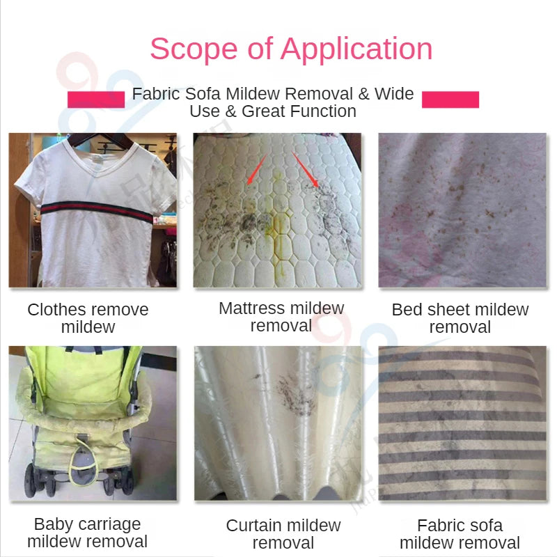 500ml Baby Stroller Mildew Removing  Spot  Cleaner Clothes   Black  Cleaning Agent Ant-Mold