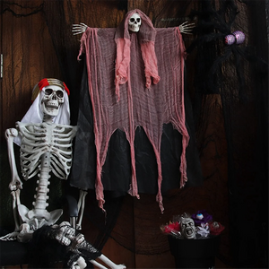 Halloween Decoration Halloween Hanging Props Spooky Halloween Haunted House Decor Hanging Grim Reaper for Halloween A - www.sixcolors.us