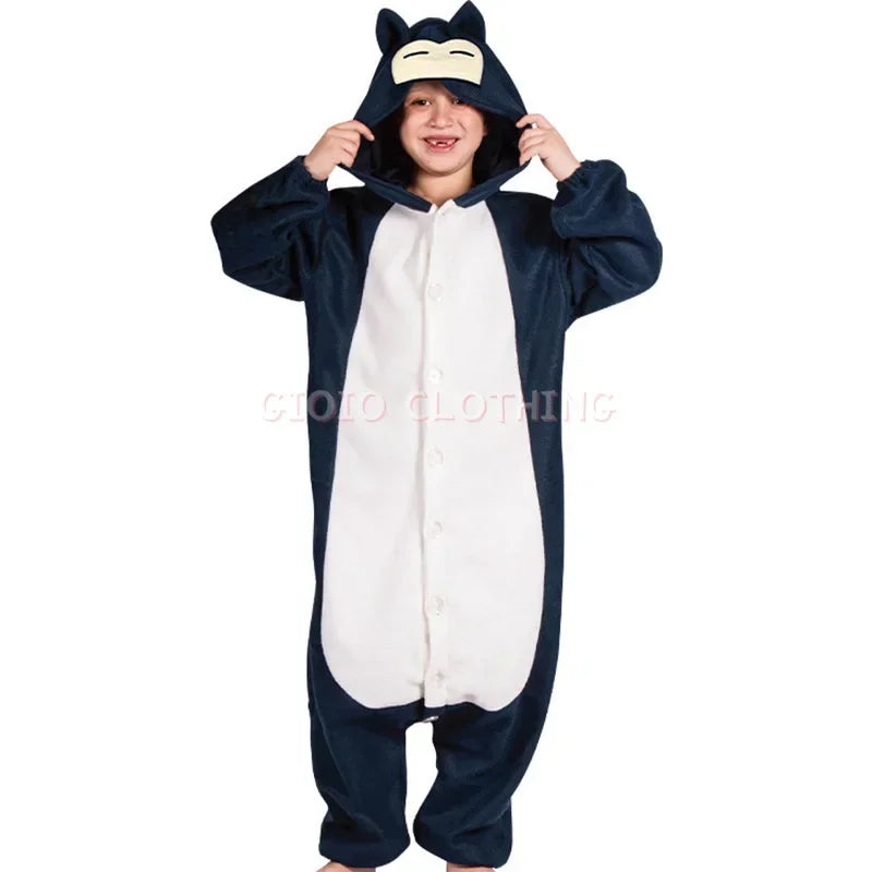 Kids Children Anime Kabi Beast Conjoined Parent-child Costume Halloween Cosplay Cartoon Character Pajamas Home Clothing - www.sixcolors.us