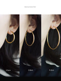 Cvon Female Fancy French 18K Gold and Silver Color Ear Ring