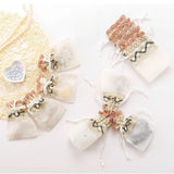 1pcs Beige Drawstring Gift Small Hole Lace Bag Wedding Candy Jewelry Souvenir Packing Storage Bags for Guests Ornaments Box - www.sixcolors.us