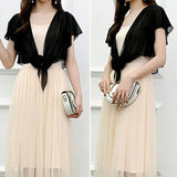 High Quality Chiffon Shawl Jacket Thin Large Yards Thin Section Cardigan Chiffon Shawl Summer