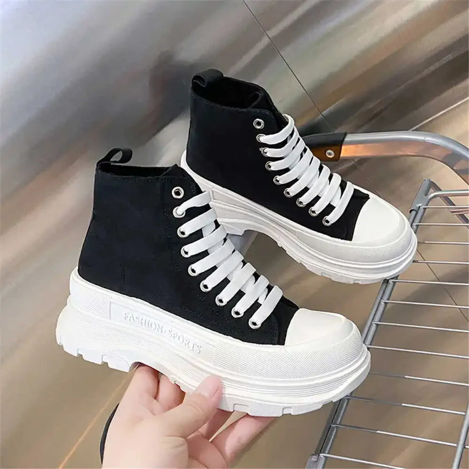 Plateforme Sumer Women's Sneakers For Sports Lace Up Boots Women High Sports Woman Shoes Runner Sneachers Beskets Sport