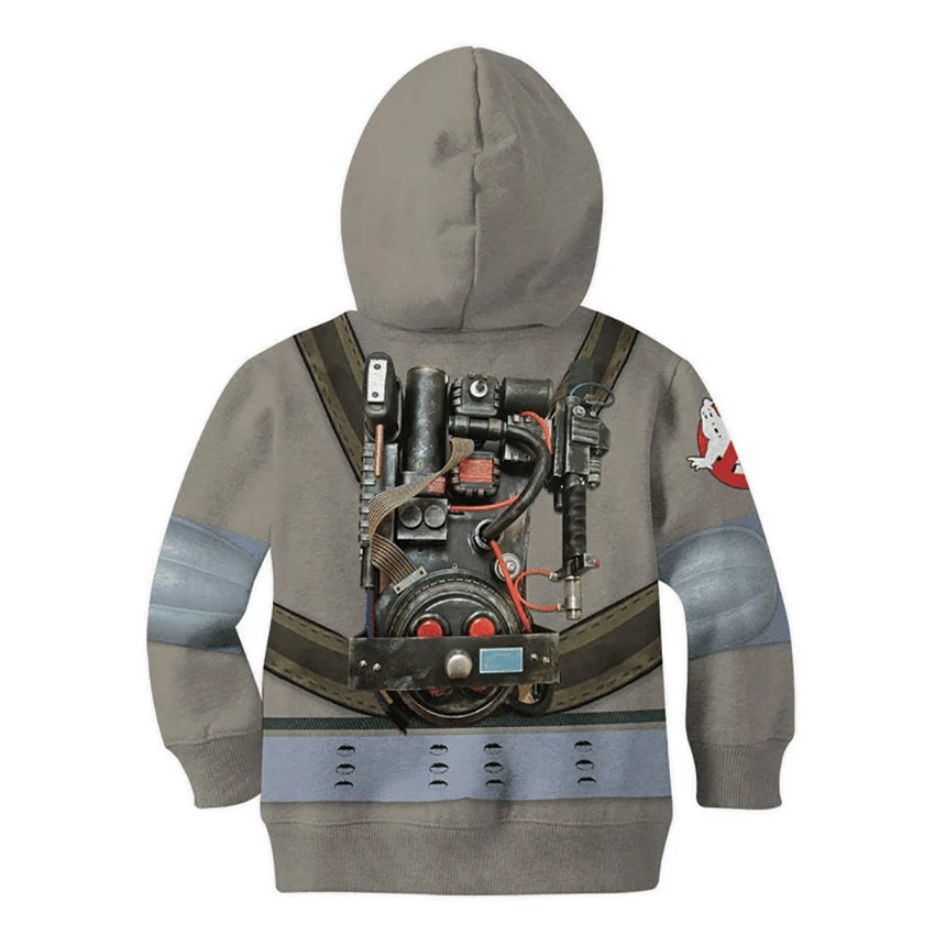 Ghost Uniform Cosplay Costumes Halloween Costume for Kids Hoodie Anime Figure Ghost Busters Sweater Carnival Suits Clothes Coat - www.sixcolors.us