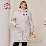 Astrid Plus Size Women's Spring Autumn Trench Coat Women Jacket zipper Outerwear female fashion Long casual Solid Windbreaker - www.sixcolors.us