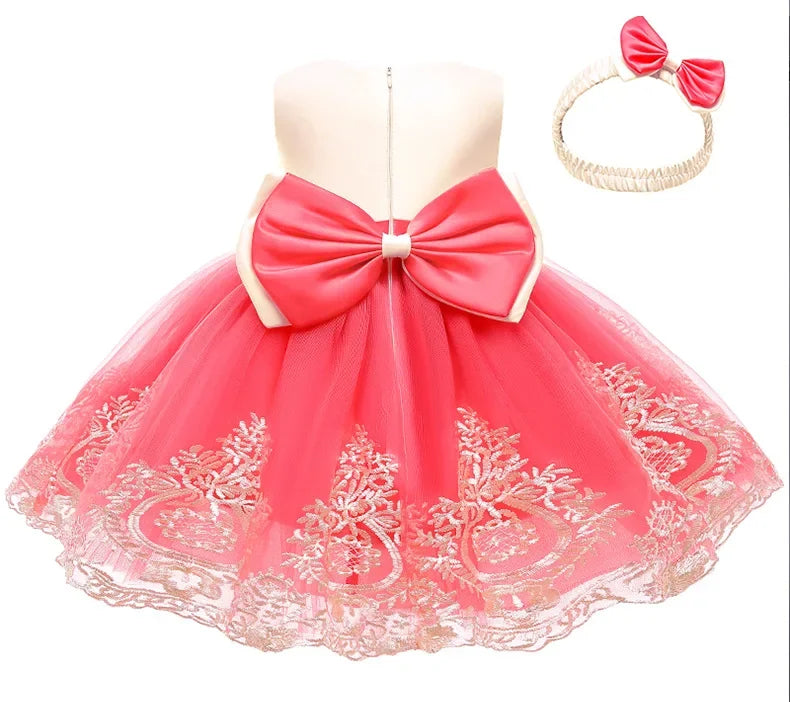 Halloween Elegant Children Princess Kids Dresses For Girls Birthday Evening Party Dress Flower Girls Embroider Vestido 1 to 5 Y - www.sixcolors.us