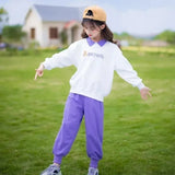 Fashion Girls Clothes Sets Spring Autumn Sweatshirt + Pants 2PCS Kids Tracksuit Children’s Clothing Teen 5 6 8 10 12 14 Years