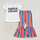 Latest Update Wholesale Kids Christmas Boutique Sets Toddler Bell Bottom Clothes Santa Baby Red Outfits