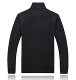 Men Sweaters Winter Warm Fleece Knitted Sweater Autumn Jackets Cardigan Coats Male Clothing Casual Knitwear
