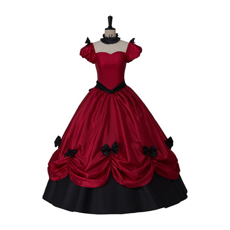 Women Medieval Vintage Long Dress Renaissance Gown Victorian Gothic Retro Ball Gown Plus Size For Christmas Halloween - www.sixcolors.us
