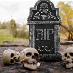 3 Pcs Three-dimensional Foam Tombstone Sign Halloween Decor Props Tombstones Adornment Decorations The Scene Haunted House - www.sixcolors.us