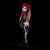 Halloween Gothic Bodysuit Women Clothes Punk Slim High waist Skull Streetweawr Hip Hop Jumpsuits 2024 Jumpsuit Femme Funny Pants - www.sixcolors.us