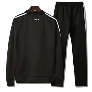 New Season Jacket Custom Logo Adult Tracksuit Set Full-Zip Sweatshirt Jogger Sets Outdoor Sport Suit Gym Training Wear