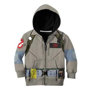 Ghost Uniform Cosplay Costumes Halloween Costume for Kids Hoodie Anime Figure Ghost Busters Sweater Carnival Suits Clothes Coat - www.sixcolors.us