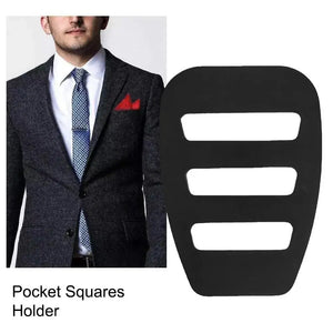 Pocket Squares Holder for Men Clothes Accessories for Men’s Square Scarf, Suits, Tuxedos,Vests and Dinner Jackets N3I4