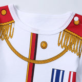 Toddler Boys Prince Costume Halloween Fireman Police Prisoner Pilot Outfit Infant Photography Carnival Cosplay Striped Clothes - www.sixcolors.us