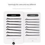 Black Headdress Hairpin Wave Fixed Clip
