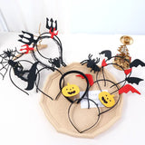Headband Cute Costume Accessory Non-slip Cloth Bat Devil Wing Spider Women Hair Hoop Halloween Headband Halloween Hairbands - www.sixcolors.us