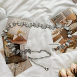 JK Niche Design Metal Belt Uniform Ins Waist Chain