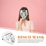 Disco Mask Masquerade Prop Decorative Carnival Women Party Halloween Costumes for Boys - www.sixcolors.us