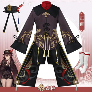 Genshin Impact Hutao Cosplay Femme Halloween Costume Anime Clothes For Women Disfraz Mujer Adulta For Adults Ropa Para Mujeres - www.sixcolors.us