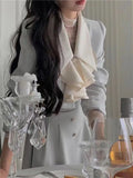 Fashion Niche Black Lapel Women's Jacket Half Skirt Design Sense Niche Spring and Autumn Suit High-end Two-piece Set