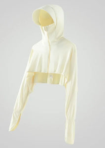 UV Protective Yoga Jacket Outdoor 2024 Sport With Hat Women Running Sunscreen Clothing Sun Protection Cycling Climbing Crop Coat - www.sixcolors.us