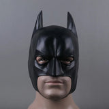 Batman Bruce Wayne Mask Cosplay Costume Superhero Movie Halloween Party Masks Party Short Black Latex Mask For Girlfriend Gift - www.sixcolors.us