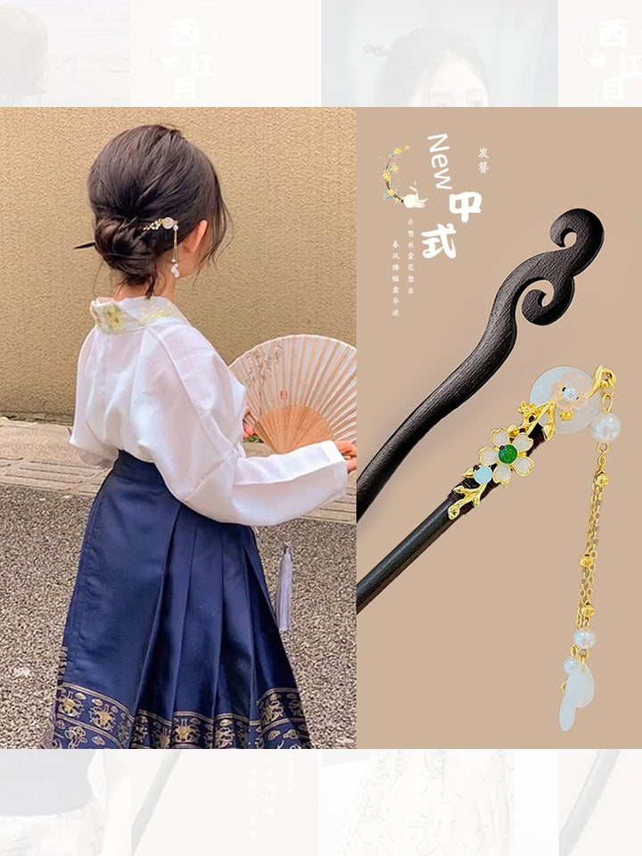 Retro-Style Accessories Fancy Girls' Han Chinese Costume Hairpin Hairpin