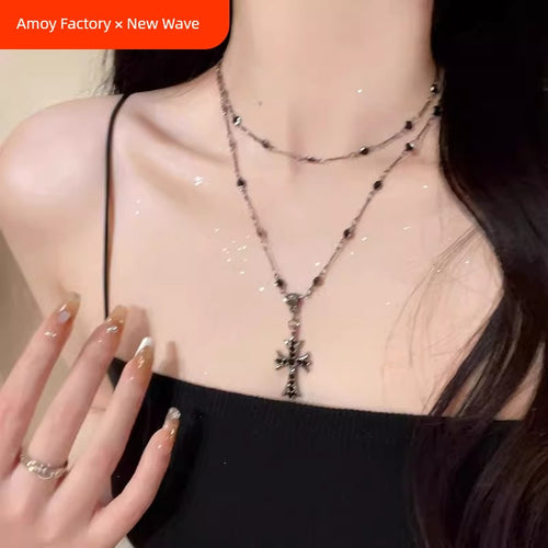 Choker Women's Double Layered Sweet Cool Sexy Necklace