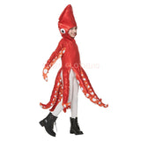 Kids Children Halloween Children's Cute Cute Cute Cute Squid Costume New Marine Creatures One Piece School Party Funny Dress - www.sixcolors.us