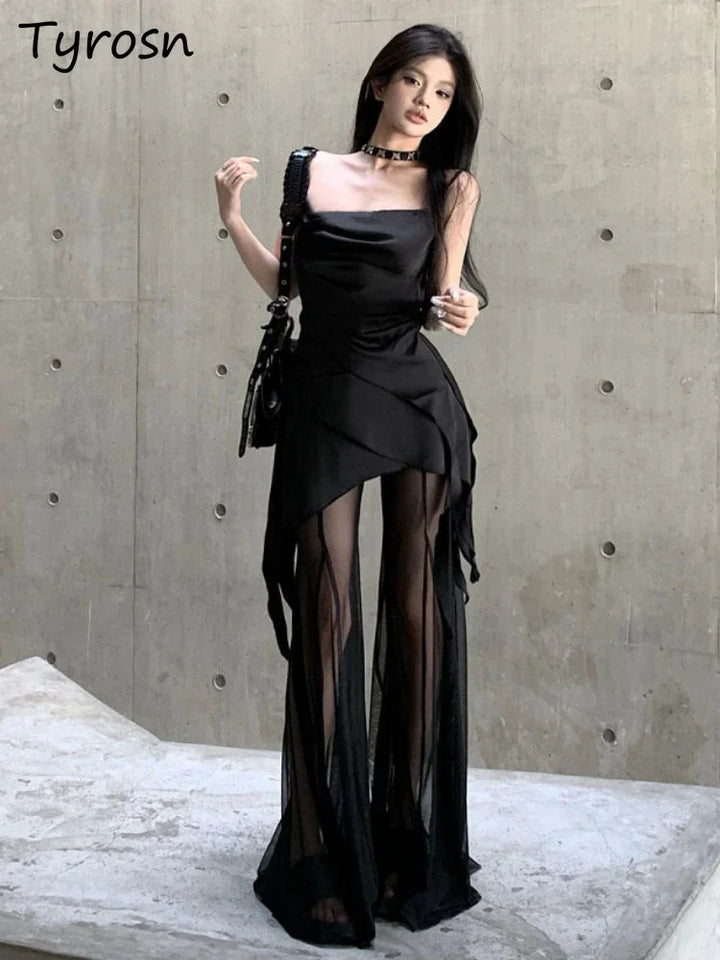 Skirt Jacket Sets Women Elegant Sweet Simple Fashion Tender Ruffles Autumn Design Korean Style Empire Cozy Leisure Temperament