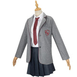 Matilda Costume Kids Roald Dahl’s Matilda The Musical Cosplay Costume Girl School Uniform Suit Halloween Party Outfit Clothes
