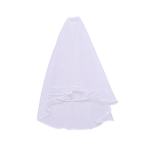 Elegant White Dress for Girl Ghost Bride Cosplay Outfit Tutu Prom Wedding Halloween Costume Mesh Fansy Clothes Children Fluffy - www.sixcolors.us