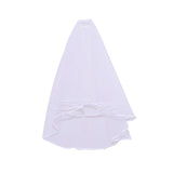 Elegant White Dress for Girl Ghost Bride Cosplay Outfit Tutu Prom Wedding Halloween Costume Mesh Fansy Clothes Children Fluffy - www.sixcolors.us